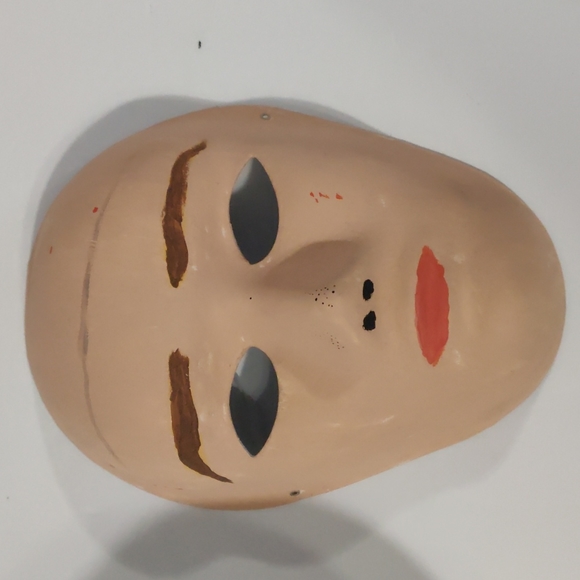 Hand painted OOAK human like horror creepy mask - Picture 2 of 2